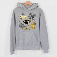 Load image into Gallery viewer, Rep Your School Era Sweatshirt 🖤💛
