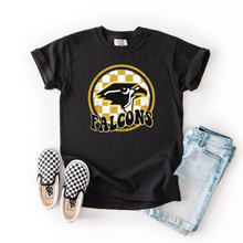 Load image into Gallery viewer, Groovy Checkered Falcons Tee
