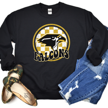 Load image into Gallery viewer, Groovy Checkered Falcons Sweatshirt
