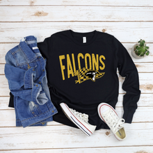 Load image into Gallery viewer, Falcons Checkered Pennant Flag Long Sleeve
