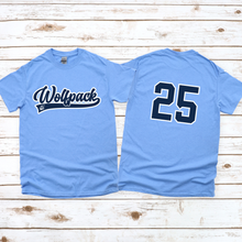 Load image into Gallery viewer, Wolfpack Vintage Script Tee 🩵

