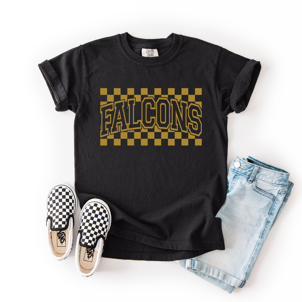 Checkered Classic Falcon Pride Tee