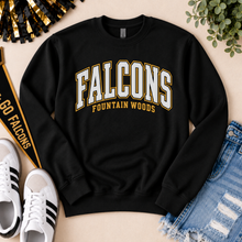 Load image into Gallery viewer, Falcons Varsity Pinstripe Sweatshirt
