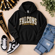 Load image into Gallery viewer, Falcons Varsity Pinstripe Sweatshirt
