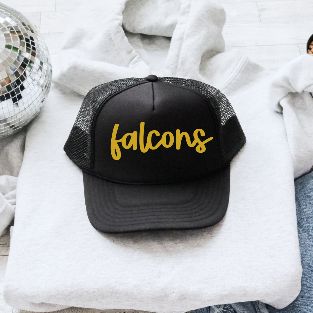Falcons Script Foam Trucker Cap 🧢