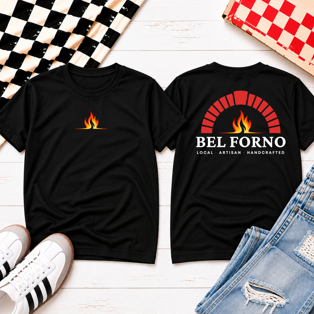 Unisex Bel Forno short sleeve front/back