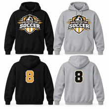 Load image into Gallery viewer, Burlington Township Soccer United hoodies in Black and Sport Grey

