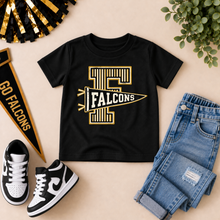 Load image into Gallery viewer, Falcons Pennant youth classic tee
