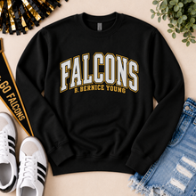 Load image into Gallery viewer, B. Bernice Young black crewneck
