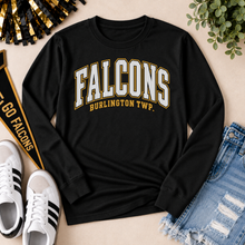 Load image into Gallery viewer, Falcons Varsity Pinstripe Tee
