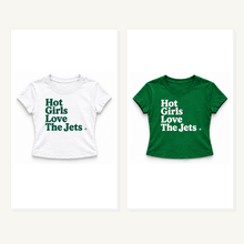 Load image into Gallery viewer, Hot Girls Love The Jets Exclusive in White and Gang Green
