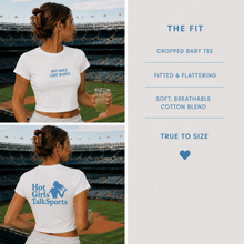 Load image into Gallery viewer, Hot Girls Talk Sports (Classic Baby Tee)
